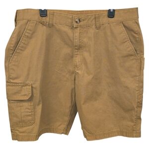 Brahma Men's Size 38 Ripstop Cargo Shorts Trailblazer Brown Workwear